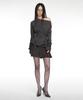 Nash Folded Mini Skirt Charcoal