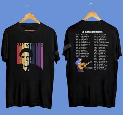 T-shirt James Taylor US Summer Tour 2025, taille S-5XL KK1980