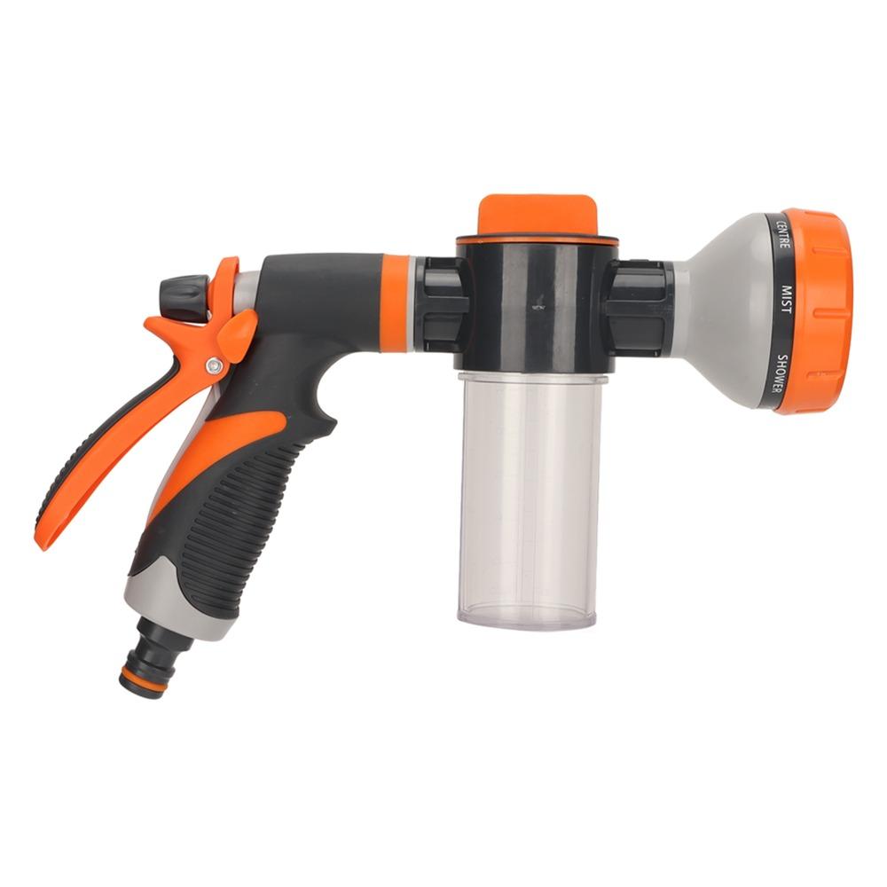 Adjustable Garden Hose Nozzle 8 Modes Hose Sprayer with Soap Dispenser  Garden Care