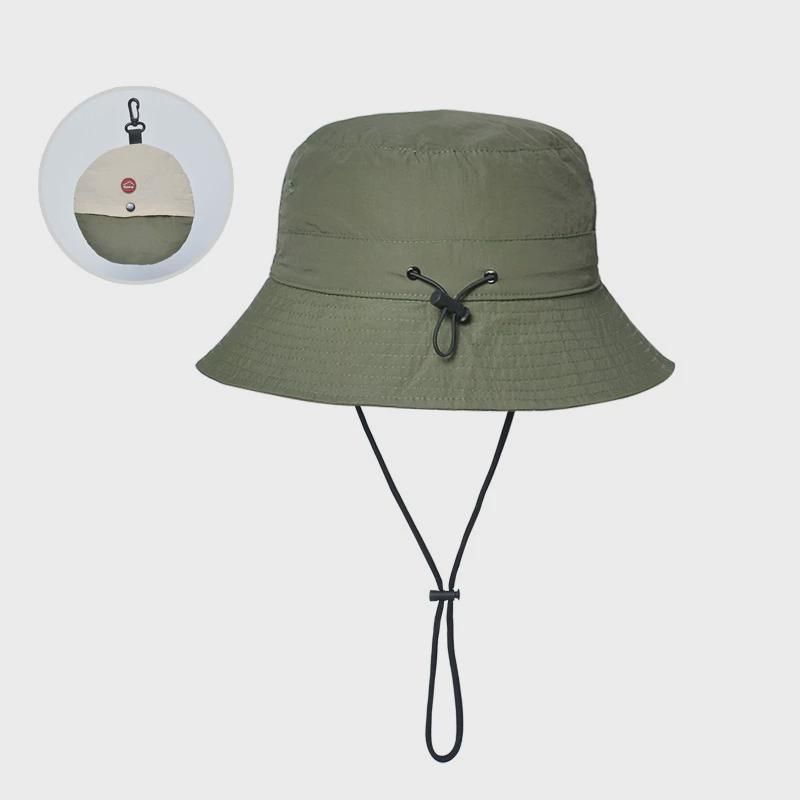 

9226 Summer New Arrival Outdoor Bucket Hat Women s Foldable Hat Women s Alpine Cap Color Matching Men Sun-Proof Sun Hat Army Green (color matching breathable)