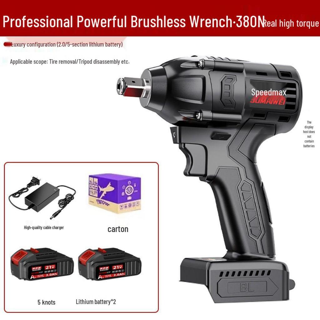 High Torque Brushless Electric Impact Wrench for Ironworkers and Carpenters