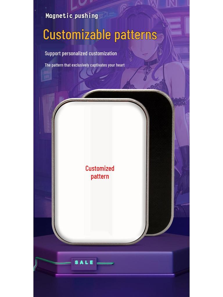 Aluminum EDC Push Card Fidget Toy