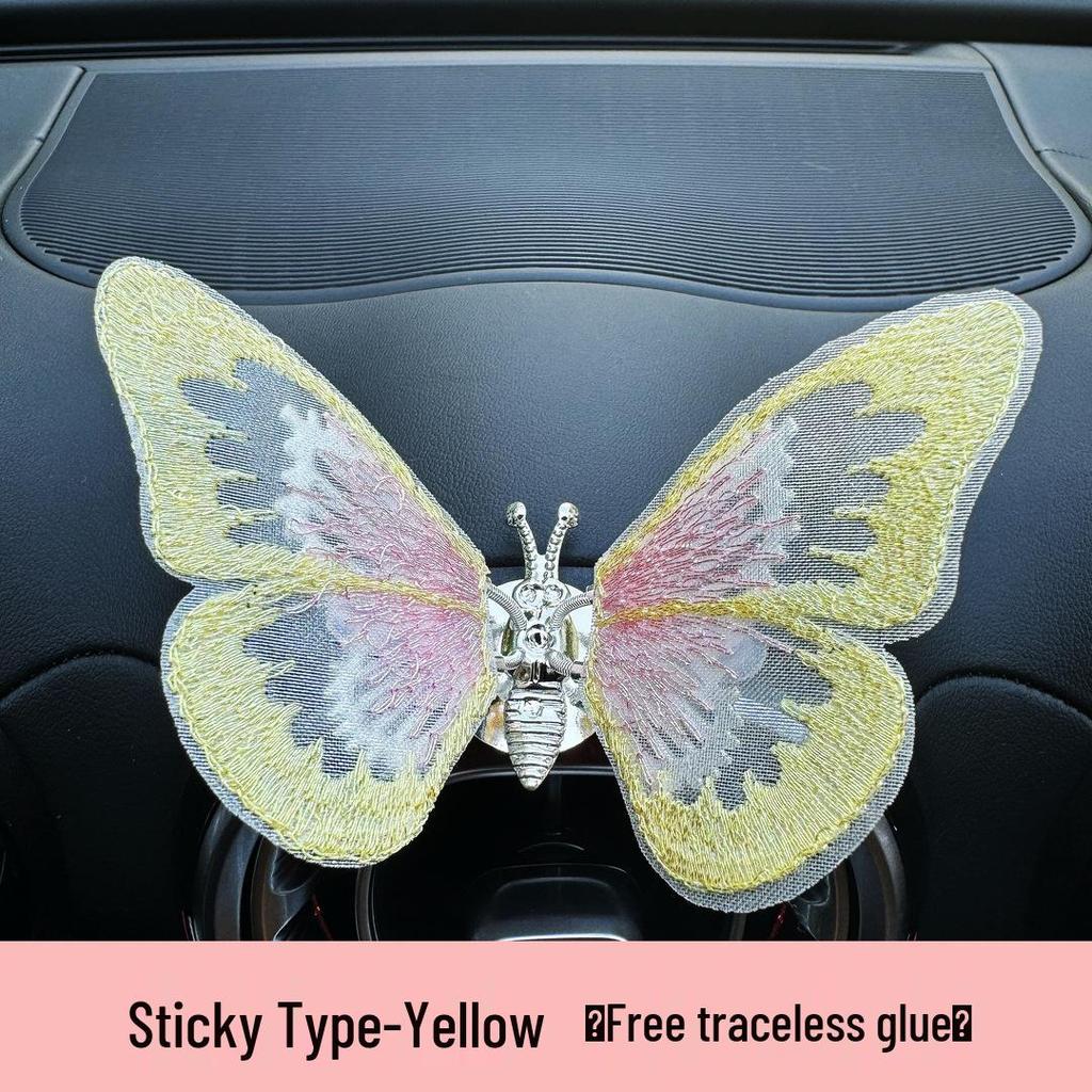Super Fairy Butterfly Hair Clip & Car Vent Accessory - Internet Celebrity Style