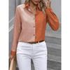 New Women'S Clothing Retro Casual Sexy Daily Fashion Temperament Commuting Business Shirt Long Sleeved Hoodie Top