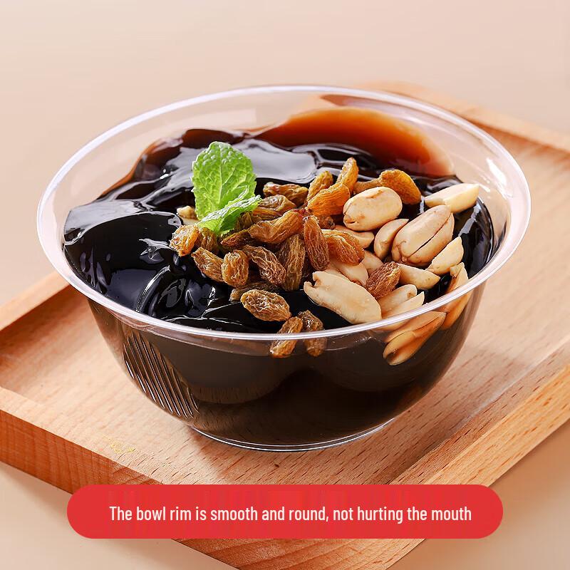 Jinyuan Einweg-Kristall-Plastik-Bankettschalen & Besteck-Set