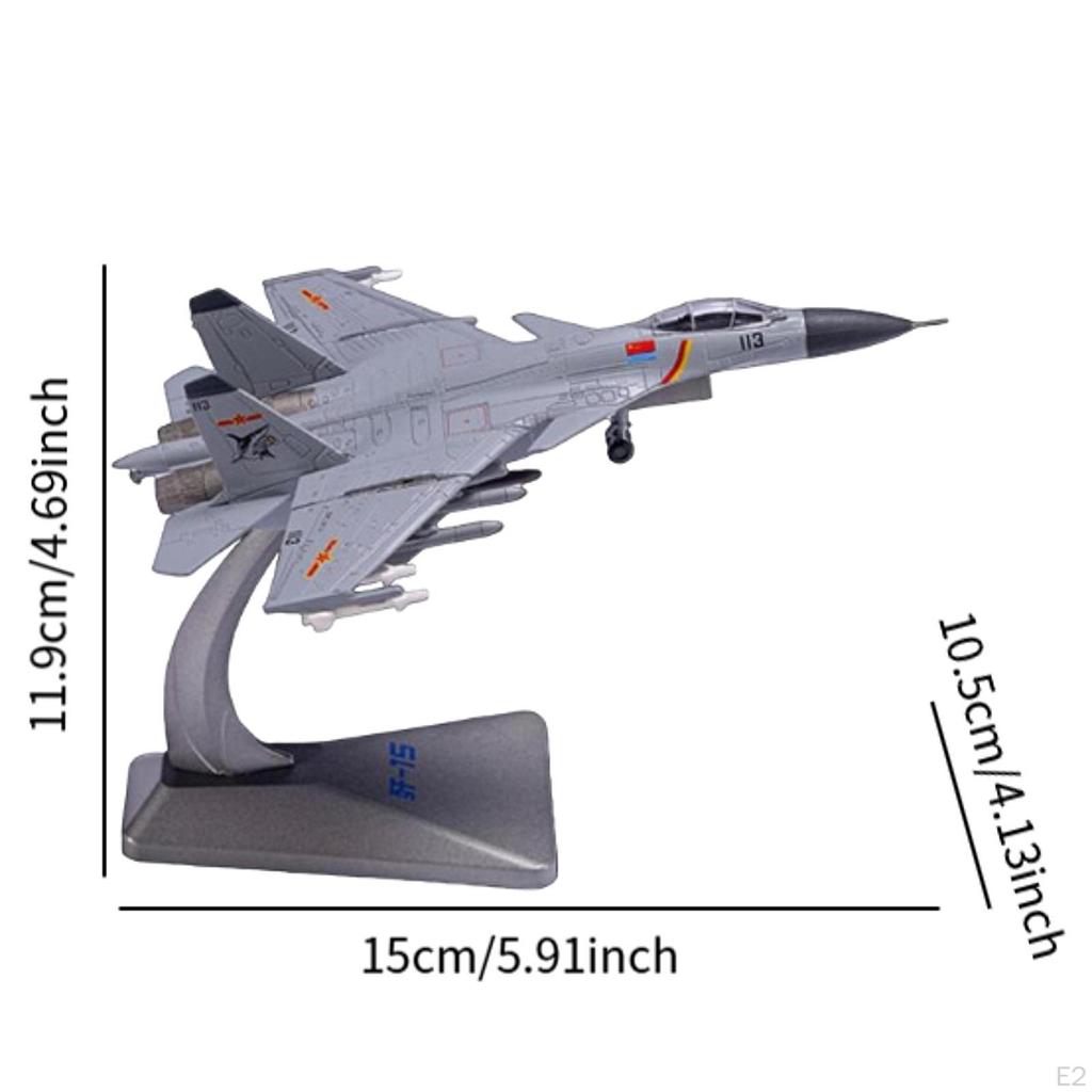 1:144 Kampfjet Modell Metallflugzeug Desktop-Dekor mit Sockel Flugzeug Realistische Legierung