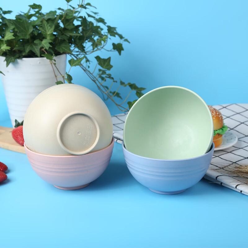 ZISIZ Wheat Straw Creative Dining Bowl