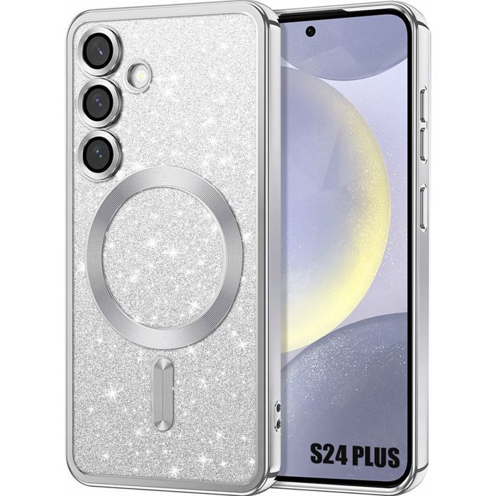 Coque de protection - BOOLING - Samsung Galaxy S24 Plus - Argenté - Souple - Protection Caméra