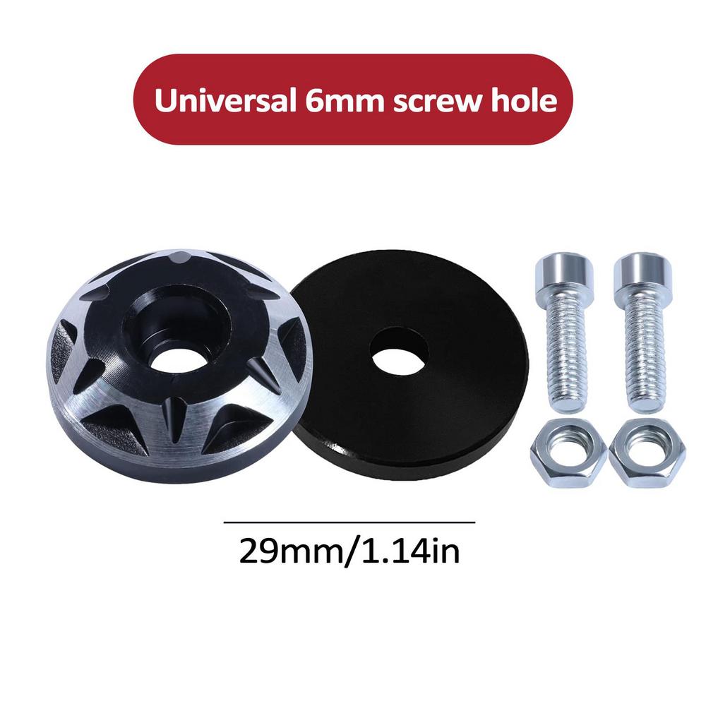 

Винты для номерного знака Алюминиевый сплав Винт и гайка для номерного знака Набор из 2 шт. Болты и гайки для номерного знака мотоцикла для автомобилей и грузовиков