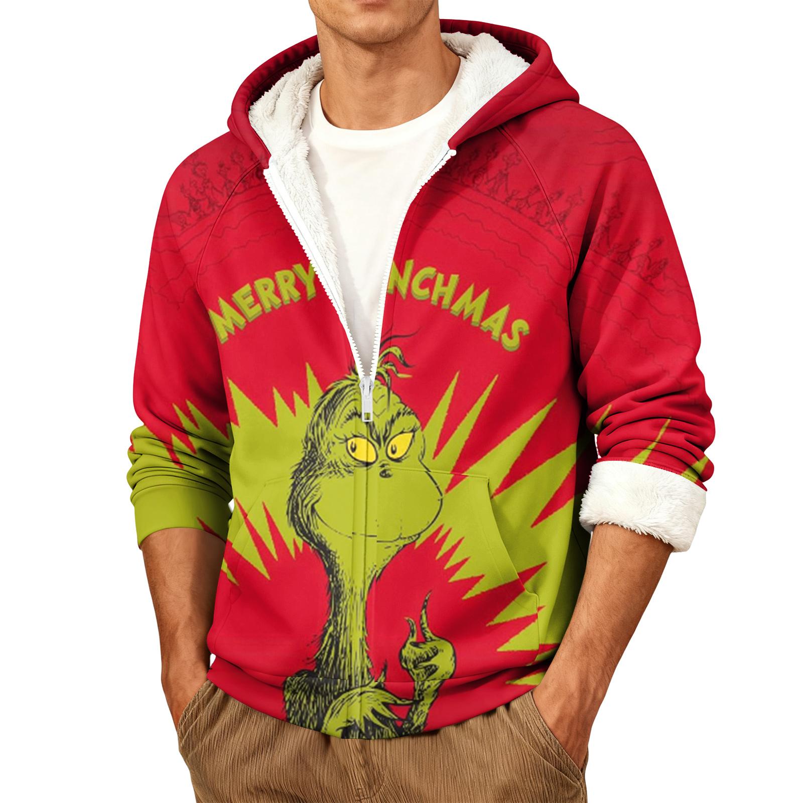 

Мужская повседневная теплая куртка с капюшоном XL красный