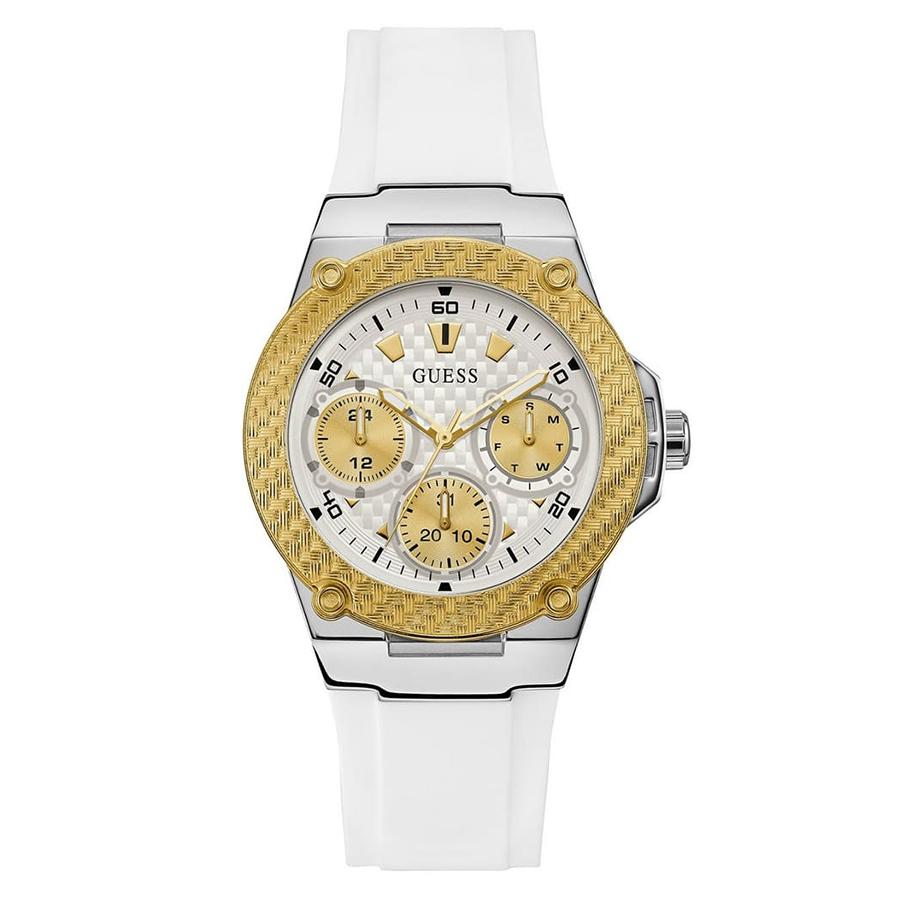 

Женские тройные кварцевые часы - Корпус из нержавеющей стали с индикацией недели и секундной стрелкой W1094L1 белый