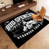 1 pièce Tapis de zone imprimé Terence Hill et Bud Spencer - Tapis d'intérieur doux, lavable et antidérapant, Tapis décoratif pour salon, bureau à domicile, Décoratif de bureau