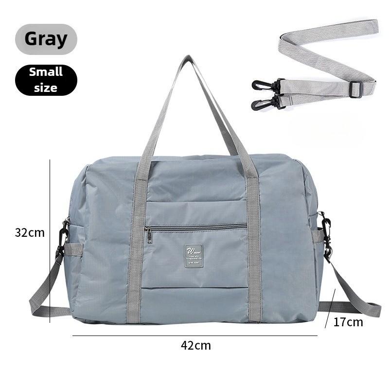 Foldable Travel Duffle Bag - Large Capacity Luggage Organizer for Clothes, Handheld Storage Bag That Slips Over Suitcase