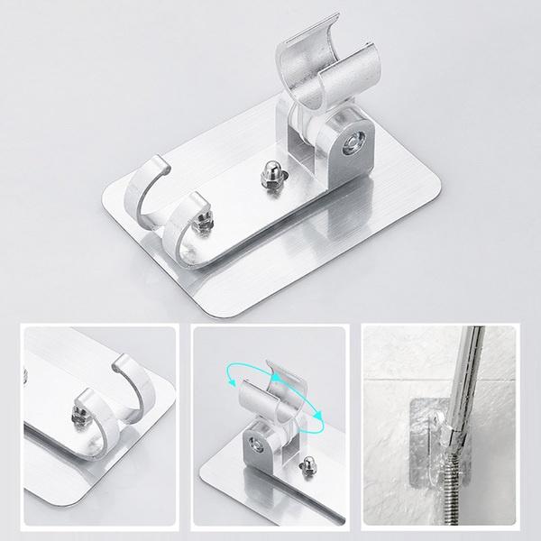 Kaufe New Adjustable Hook Shower Wall Gel Mounted Shower Head Stand