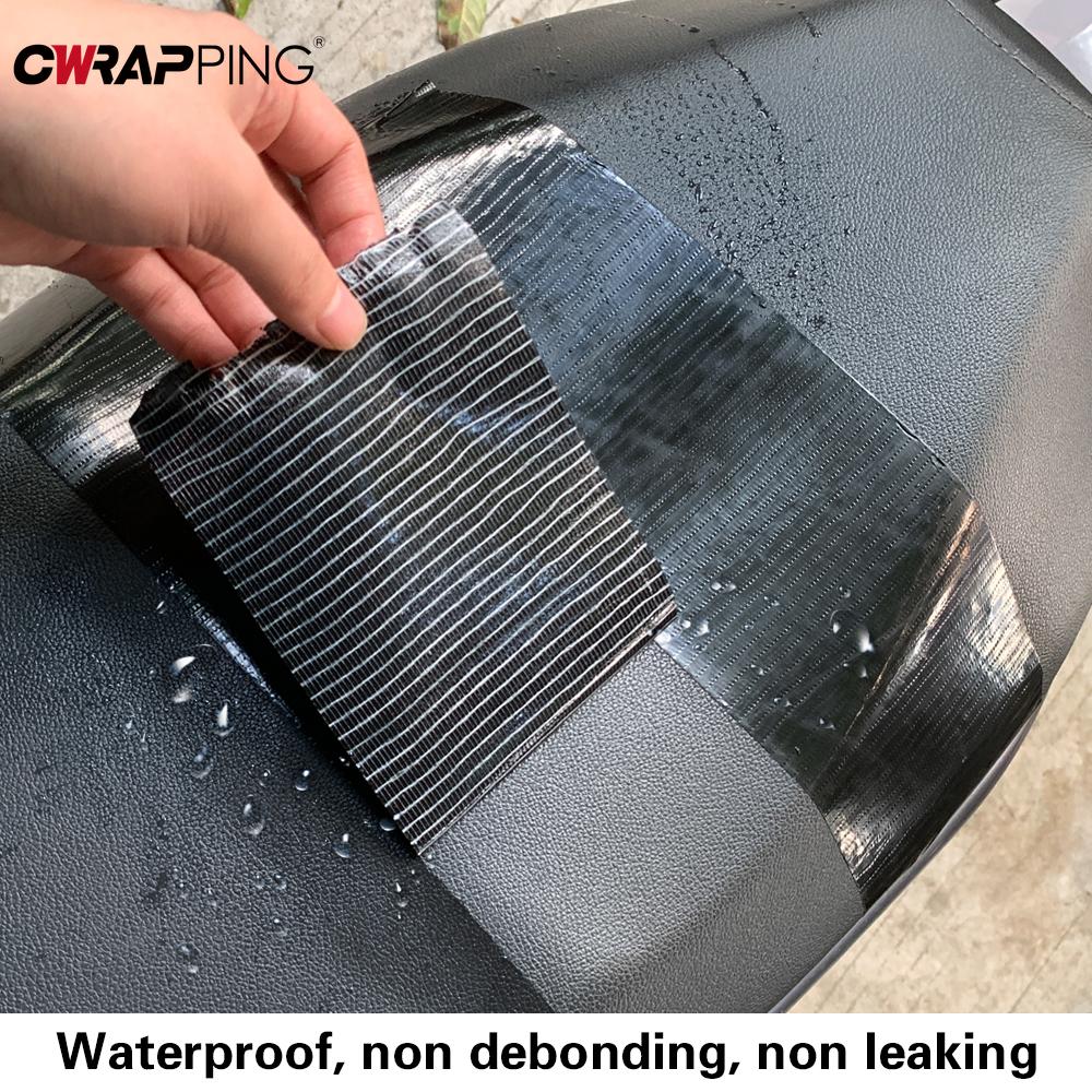 Car Black Cloth Base Tape Seat Self Adhesive Leather Repair Tape Cushion Furniture for Automobile Motorcycle Repair Accessories