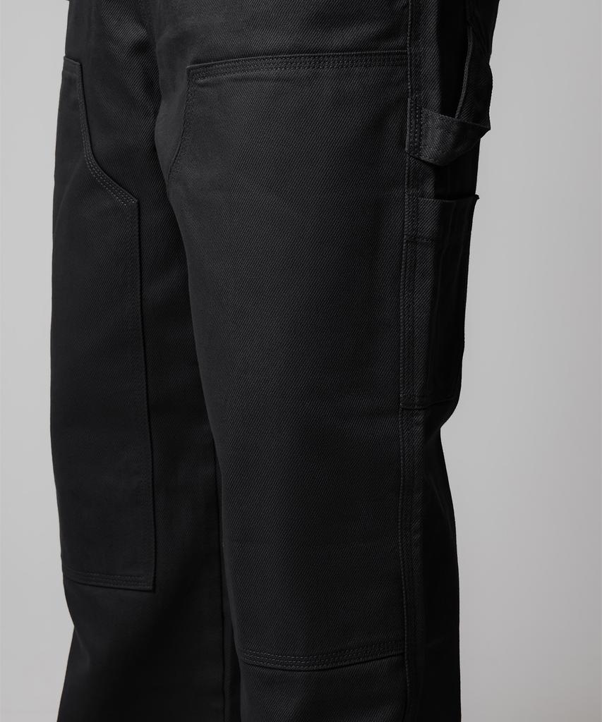 DICKIES Double Knee Carpenter Twill Work Pants Black