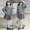 Girls' Spring/Autumn Korean Style Vest & Shirt Set