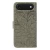 For iPhone 17 Air Case Lace Flowers PU Leather Flip Wallet Phone Cover
