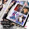 Large Capacity A4 With Straps Nine-Grid Photo Album 3-Inch Photo Storage And Collecting Binder For Small Cards Photocard Holder