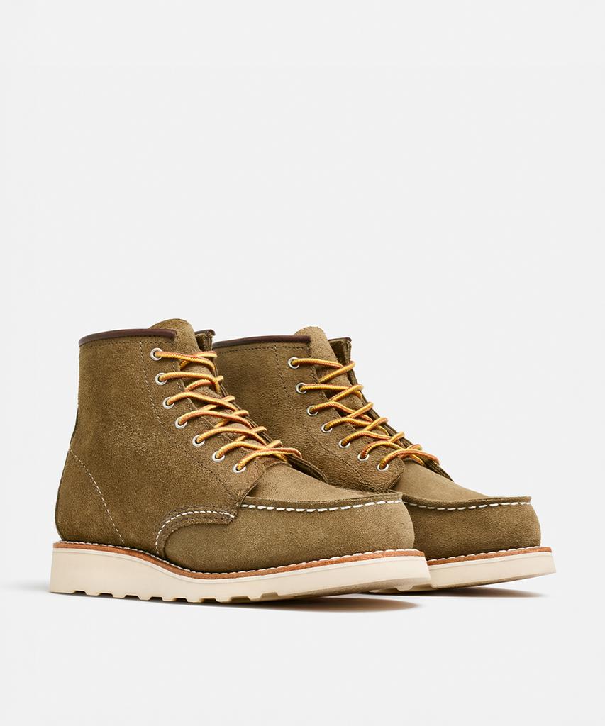 Redwing (Women'S) 6-Inch Moc Toe 3377 - Olive Mojave