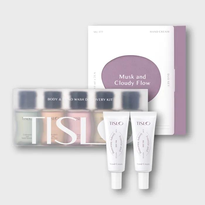 TISLO Perfume Hand Cream Mini Duo + Wash Discovery Set