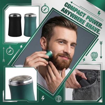 Compact Electric Shaver For Men — Portable, Washable Travel Beard