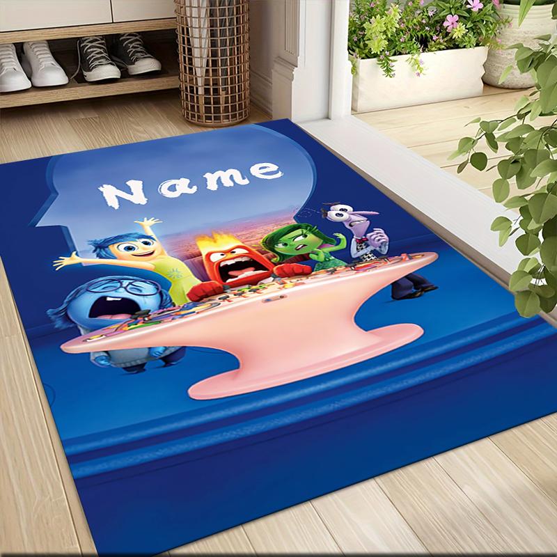Custom Name Baby Yoda Lightsaber Adventure Carpet Rug Customizable Soft Washable Anti-Slip Home Living Room Sofa Mats Personalized Rug. 0909137