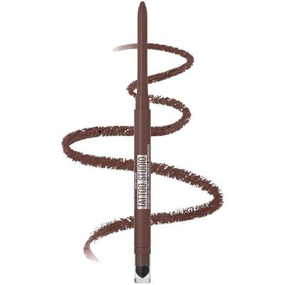 Tattoo Studio Smokey Gel Pencil Eyeliner Smokey Brown 0.28g Pack of 1 Waterproof Smudge Proof Long Lasting Matte Eye Makeup