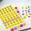 EUSTACE Reward Stickers Large Capacity Smile Face Circular Star Stickers Colorful for Schoolchildren and Teachers' Rewards