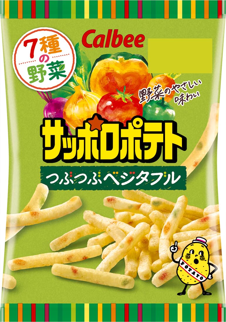 

Calbee Sapporo Potato Vegetable 24g x 24 bags [Sapporo Potato] Tubu-Tubu