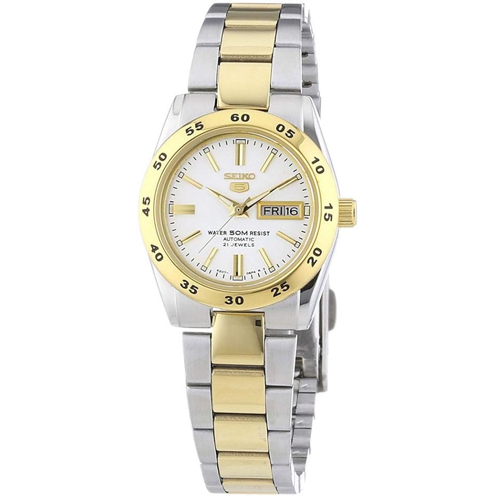 Japanese Re-import: Overseas Model SEIKO SEIKO 5 with Day-Date Calendar, Automatic and Manual Win...