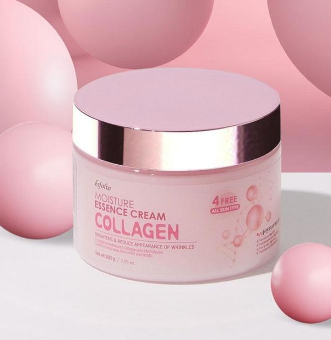 Crema idratante al collagene per illuminare, cura delle rughe e pelle tonica