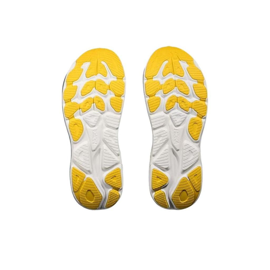 HOKA One One Clifton 10 Comfortable Soft Casual Running Shoes Men Sneaker Blue Yellow 1162030-ALF