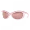 Burberry Unisex 66mm Pink Sunglasses Pink