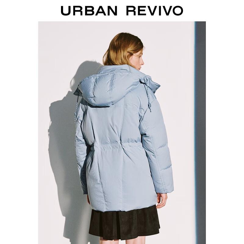 UR Women's Casual Hooded Multi-Pocket Down Jacket