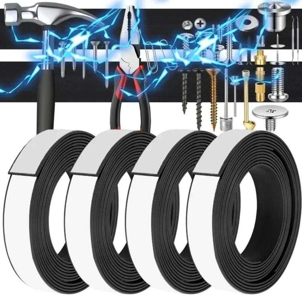 Self Adhesive Magnetic Tape Strong Flexible Magnetic Sheets Refrigerator Photo Posters