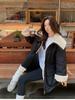 Large Laps Fur-Lined Thickened Workwear Parkas Women's Jacket