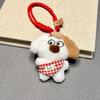 Cute Puppy Plush Doll Keychain - Cartoon Bag Pendant & Gift Ornament