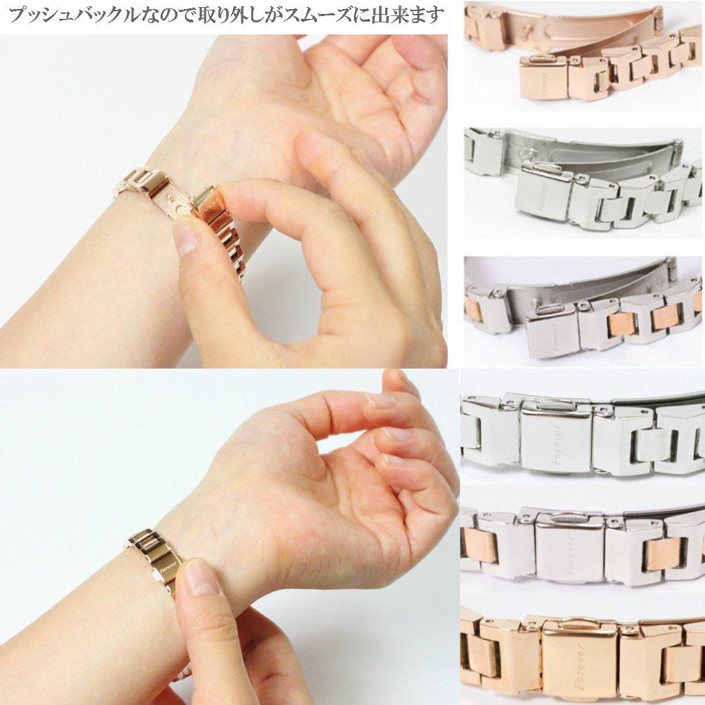 FOREVER Watch Solar Watch 10 ATM Water Resistant Equipped with Japanese Solar Nuance Color with Simple Belt Adjustment Tool 6 Models Women's Movement!