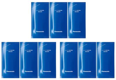 [3er-Pack] Panasonic Rasierer Reinigungs- und Ladegerät Reinigungsflüssigkeit, 3er-Pack x 3 Sets (ES-4L03-3SET)