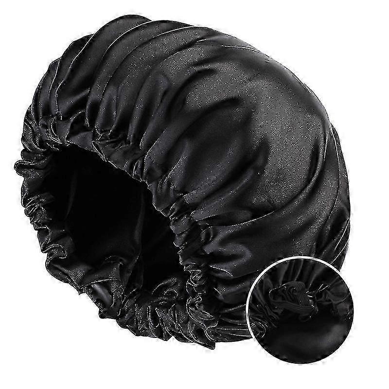 Deep Conditioning Cap Microwavable Cap For Steaming Styling And Cap Steaming Haircare Therapyblack+black