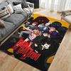 Dandadan Anime Action Carpet suitable as a non-slip mat for the living room or bedroom sofa