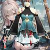 Game Rail Honkaistar Qingque Cosplay Costume Skirt Accessories Set Halloween
