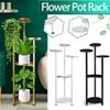 White/Black/Gold 5 Layer Plant Garden Rack Steel Shelf Outdoor Indoor Balcony Ladder Pot Plant Rack Flower Pot Plant Stand