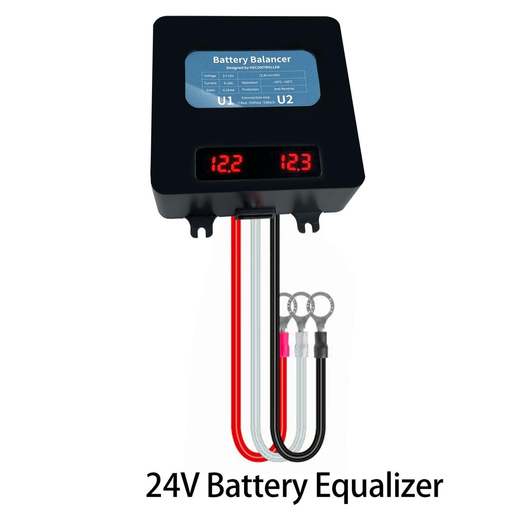 LED Display 48V 96V Battery Equalizer Battery Voltage Balancer For 4 X 12V lead acid Lifepo4 Lithium For Solar Panel System