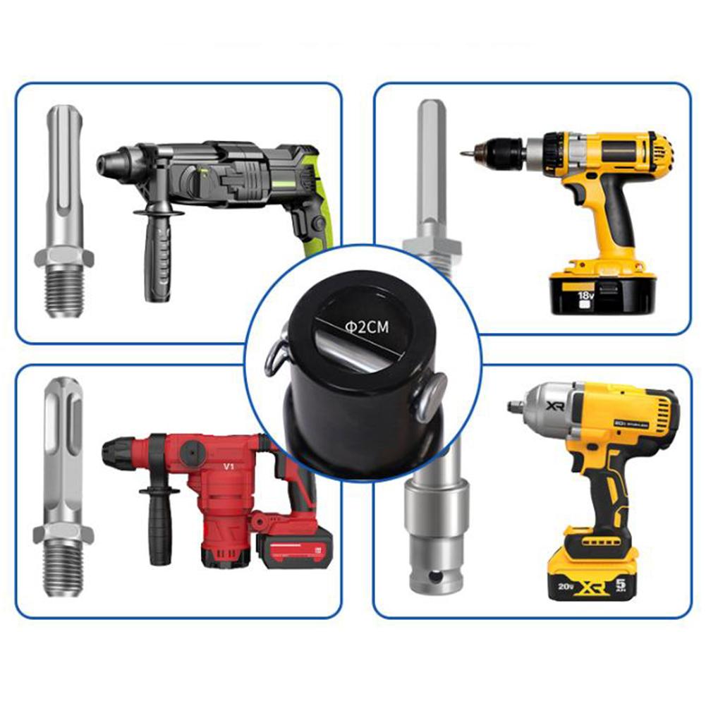 1pc Earth Auger Adapter Tool 4 Interface Types For Impact Wrench Hammer Machine Garden Auger Drill Connector Garden Tools