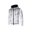 Mens Hooded Zip-Up Sweatshirt Lightweight Casual Sport Pullover Fall