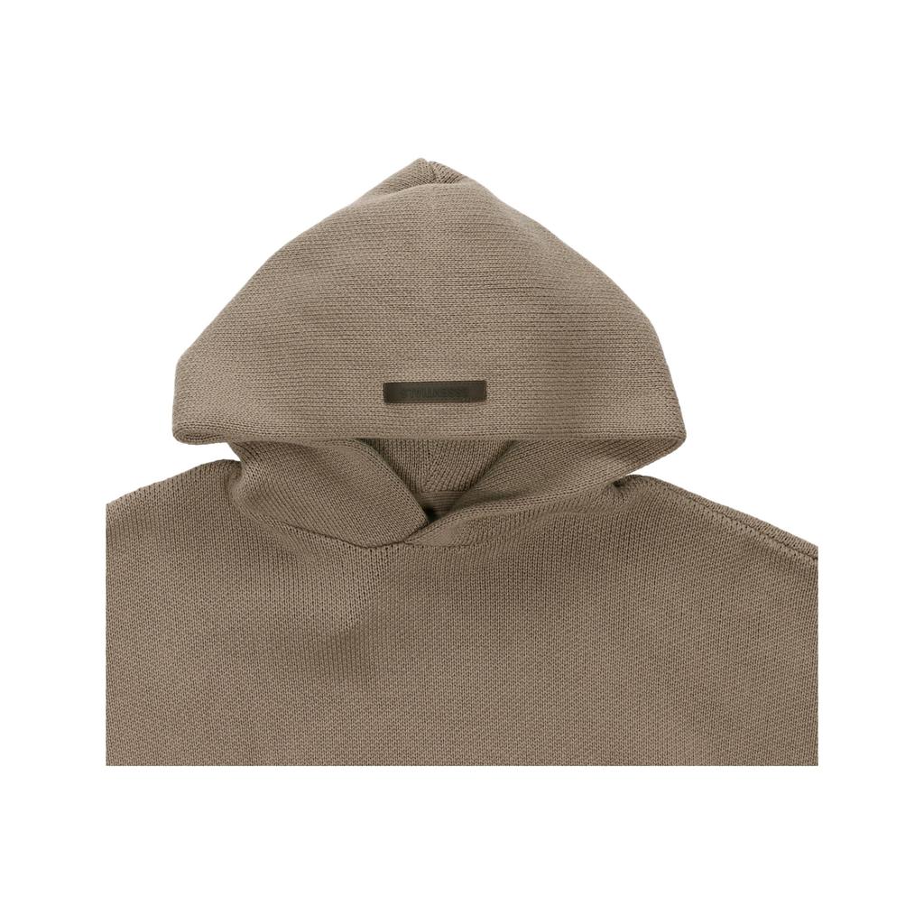 Fear of God Essentials SS21 Knit Pullover With Logo Unisex Tops Taupe FOG-SS21-646