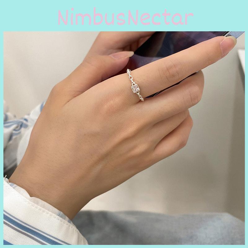 Elegant Geometric Copper Ring For Women Adjustable Size Modern Minimalist Design