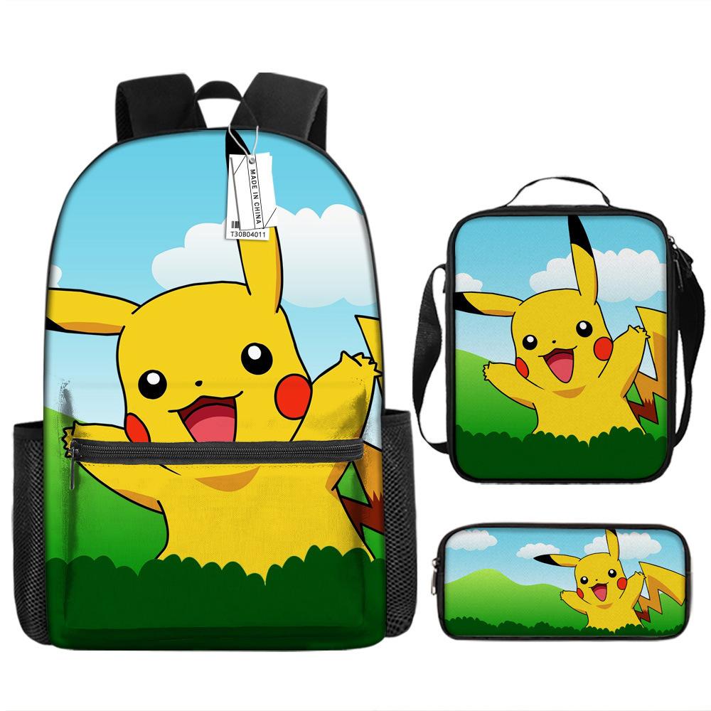 School Season Student Schoolbag Pokémon Pokémon Backpack Cartoon Satchel Pencil Case